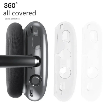 3-in-1 Soft Silicone Shockproof Case for AirPods Max – Anti-Scratch Headphones Skin Protector Cover