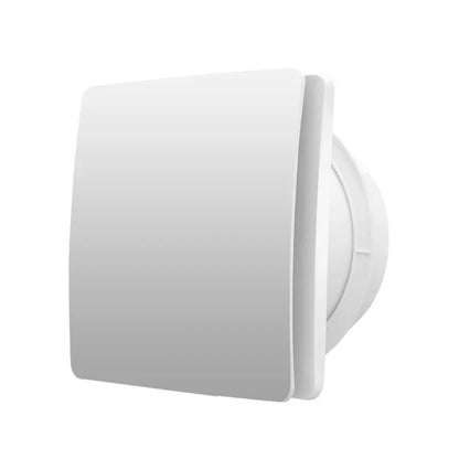 Small Powerful Air Extraction Wall Fan — Adjustable Timer Bathroom Ventilation Fan with Moisture Detection