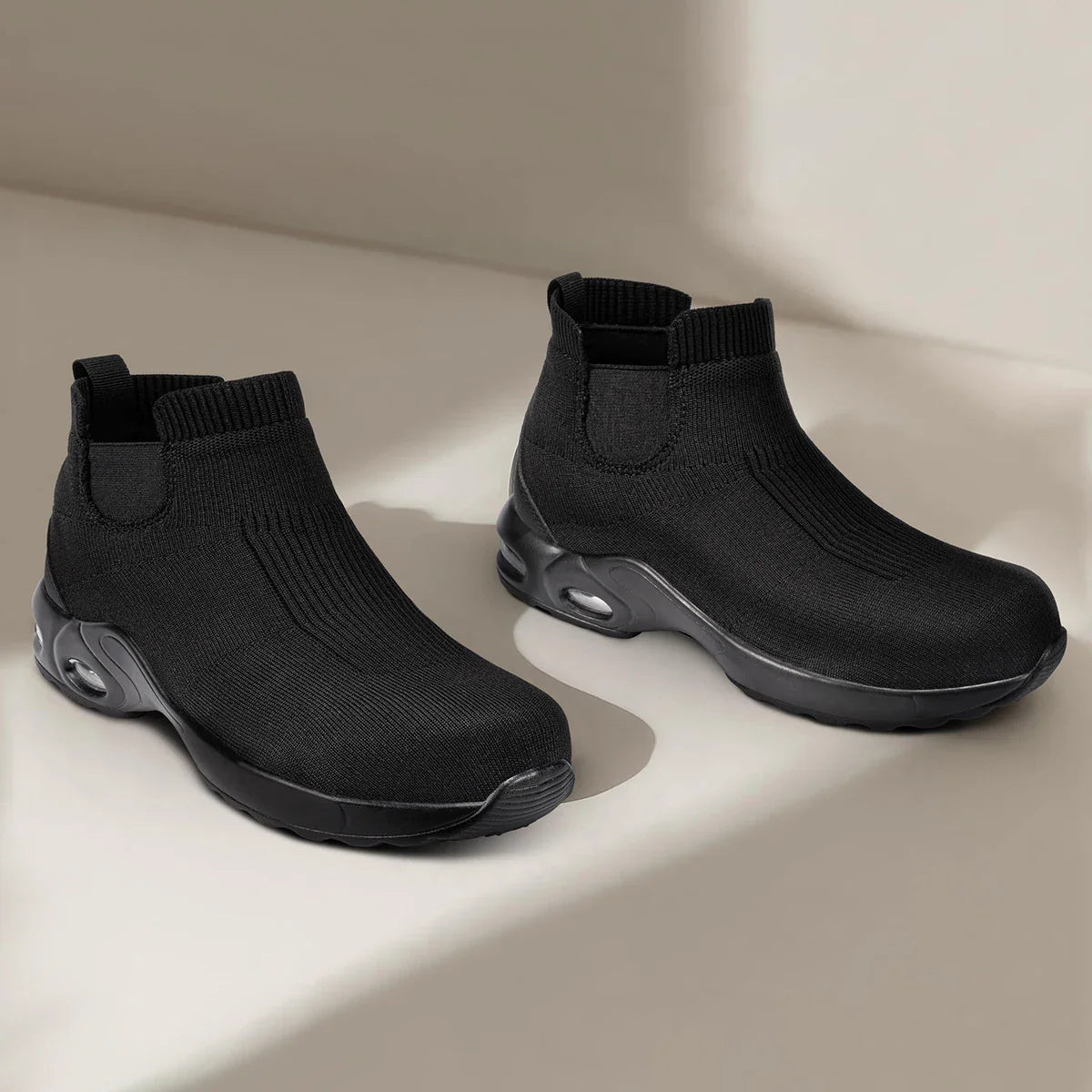 LARNMERN Steel Toe Water Resistant Work Boots for Men & Women Non-Slip Safety Sneakers Slip-On with Air Cushion