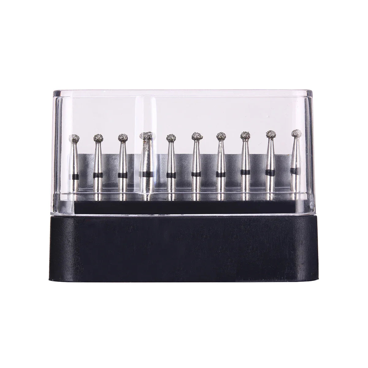 AZDENT Dental Diamond Burs Kit – Multiple Models with Black Storage Box for High-Speed Handpiece