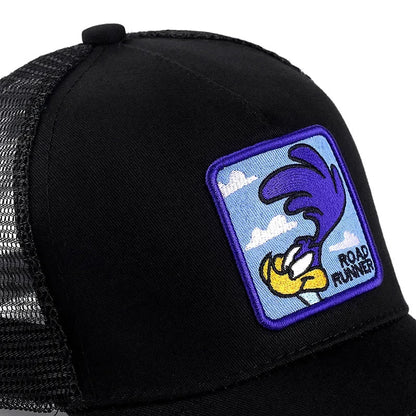 Anime Bunny TAZ DUCK Snapback Cap – Cotton Baseball Hat for Men & Women, Hip Hop Dad Mesh Trucker Cap