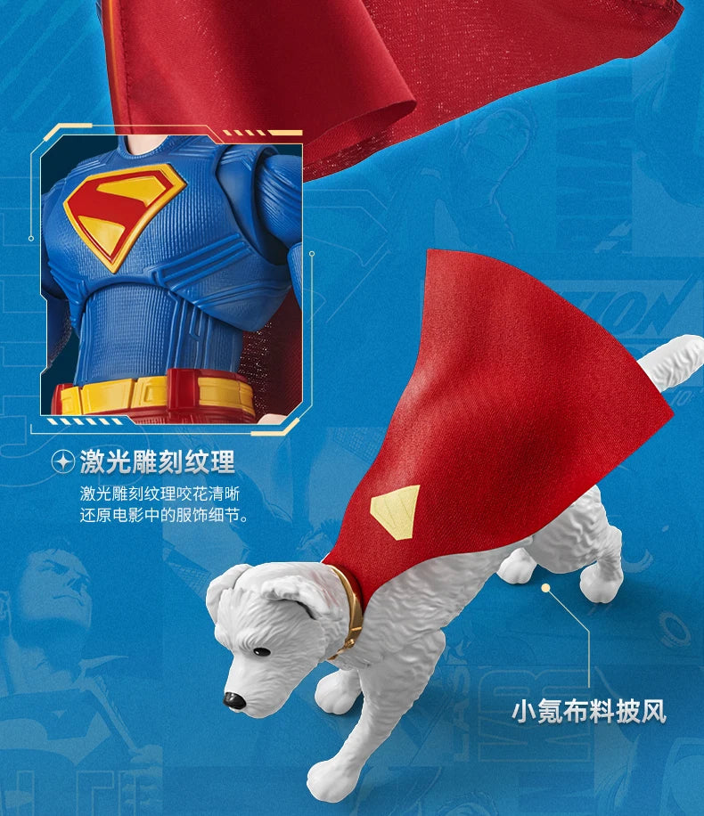 Blokees 2025 David Superman Action Figure – Classic Assemble Toy Model for Kids’ Collection & Gift