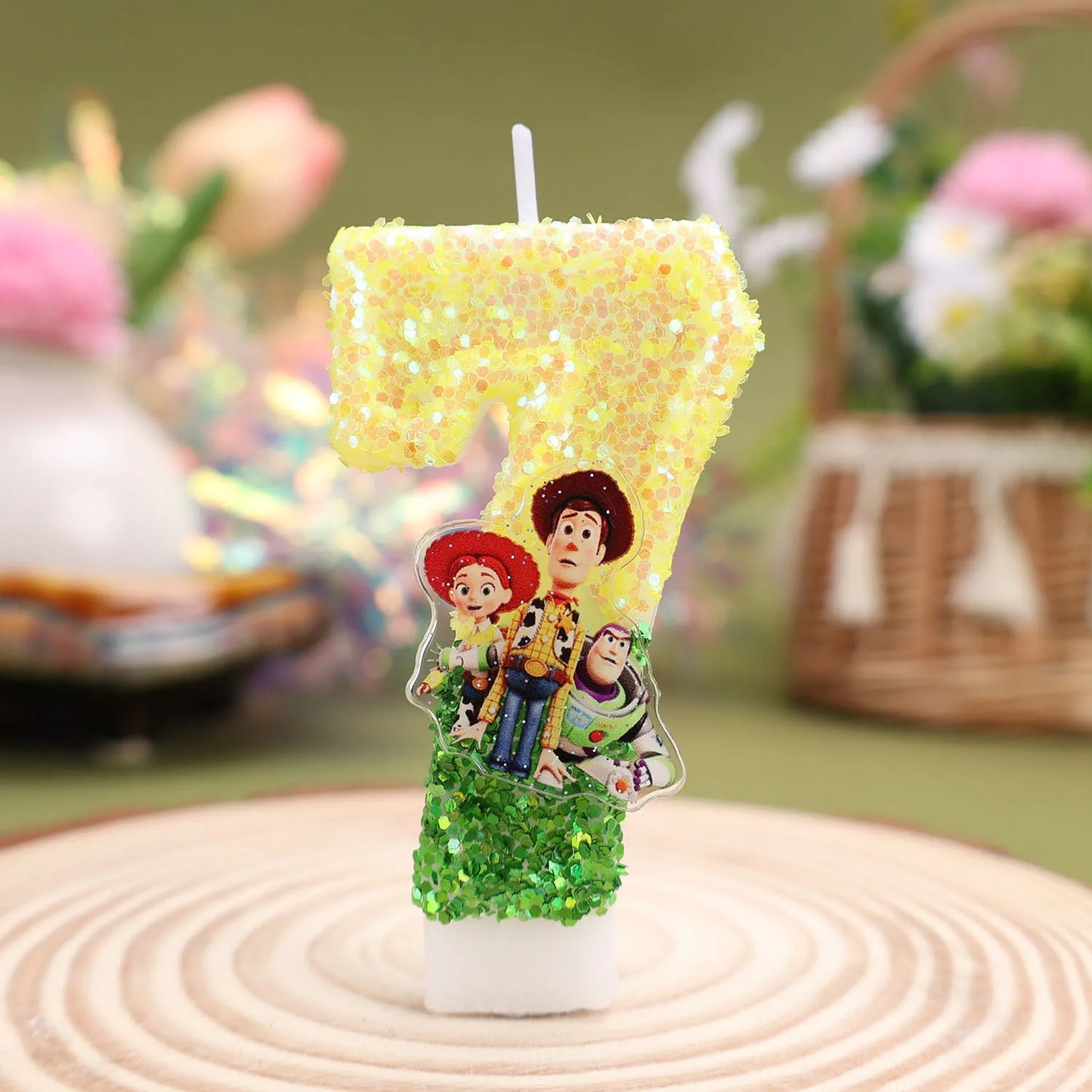 Toy Story Cartoon Number Candles 0-9 - Cute Kids Birthday Cake & Party Decoration Supplies