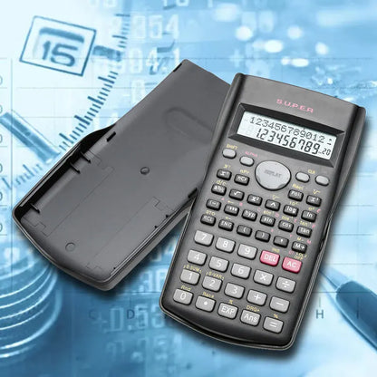 240-Function Scientific Calculator 2-Line Display Portable Multi-Purpose Student Math Teaching Calculator for School & Exams