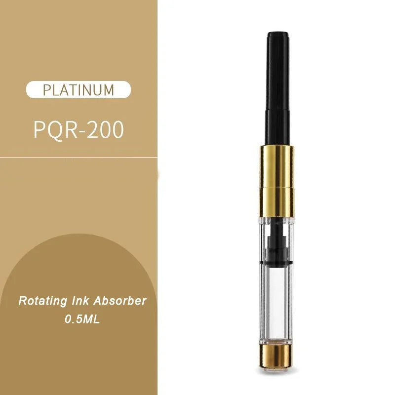PLATINUM Fountain Pen Ink Converter – Original Draw Ink Feeder for Ink Bottles, School & Office Use