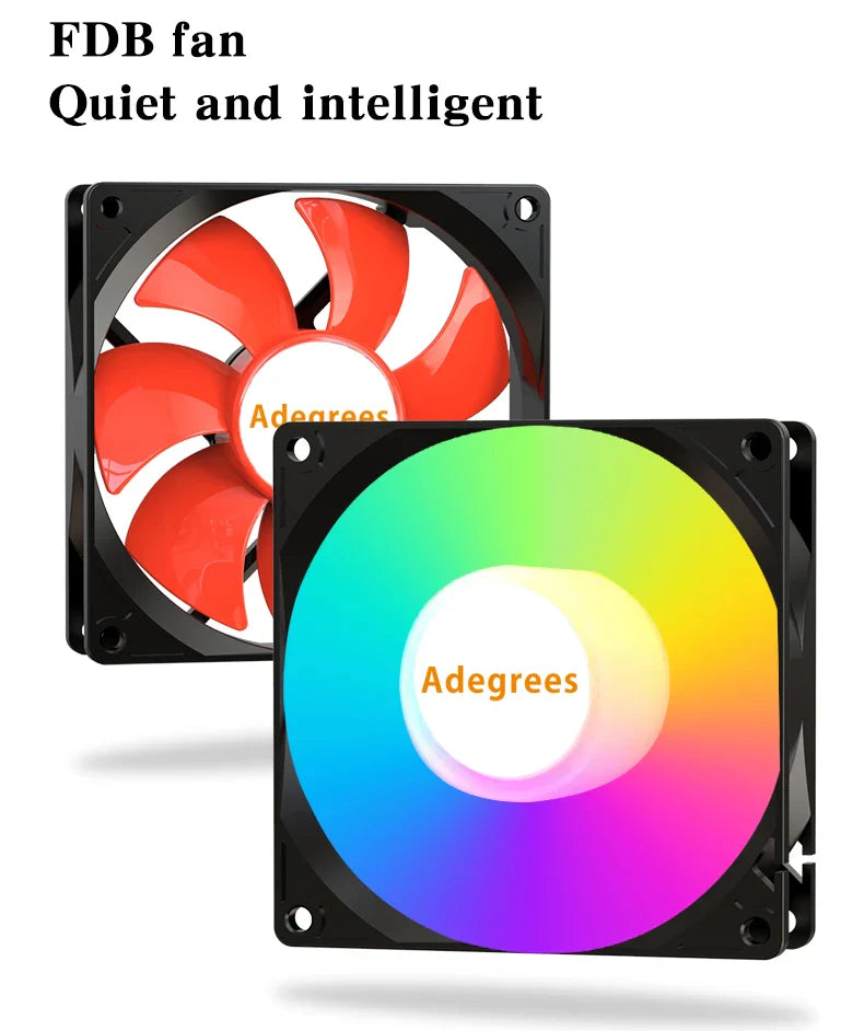 CPU Air Cooler X79/X99 — 3-Pin/4-Pin PWM Fan for Intel LGA 1366/1151/1155/1200/1700/2011 & AMD AM3/AM4/AM5