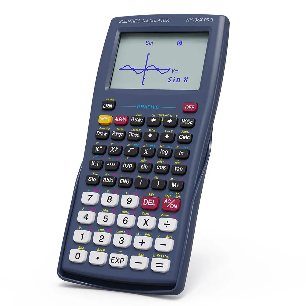 NEWYES 36X Pro Scientific Graphing Calculator – Multi-Function Graphic Science Calculator for Middle & High School Students (Blue)
