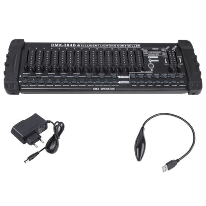 Yiflamefly 384 Channel DMX512 Lighting Controller - Stage Light Programming Console for DJ, Concert & Professional Events