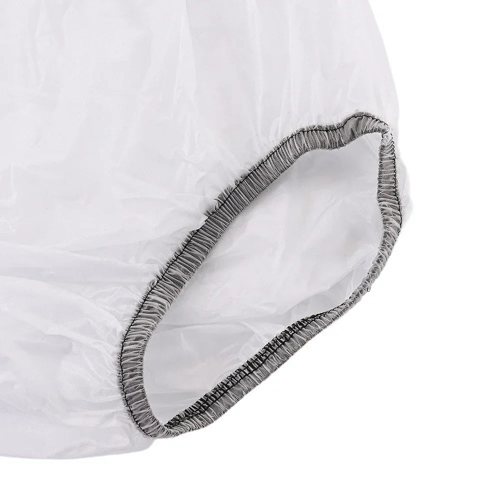 PVC Adult Diaper Cover – Transparent Waterproof Elastic Waist Shorts for Men & Women