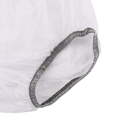 PVC Adult Diaper Cover – Transparent Waterproof Elastic Waist Shorts for Men & Women
