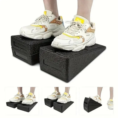 3pcs Yoga Wedge Stretch Slant Boards: Adjustable Bricks for Squat Wedge Blocks - Exercise Gym Fitness Yoga Accessories