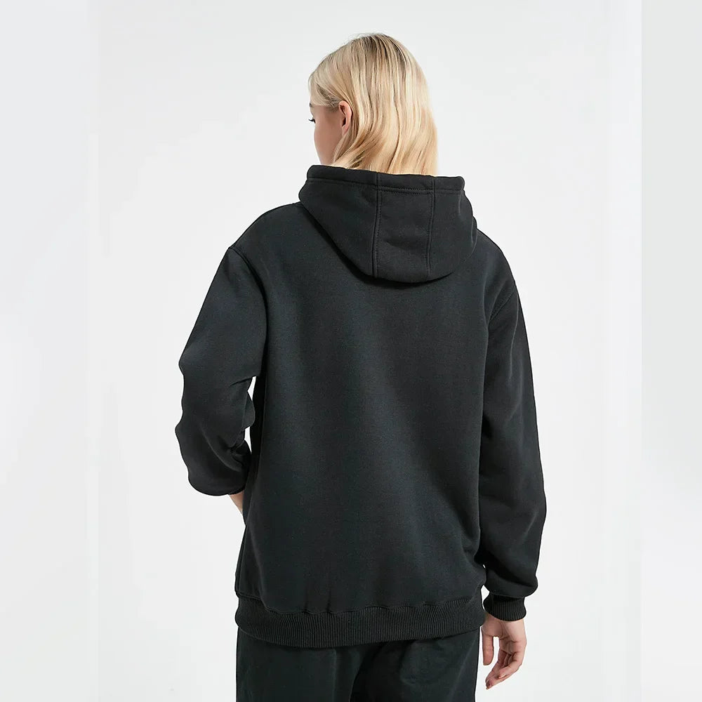 Men’s & Women’s Oversized Hoodies — Casual Fleece Pullover Sweatshirts Warm Spring Autumn Tops Black & Multi-Color