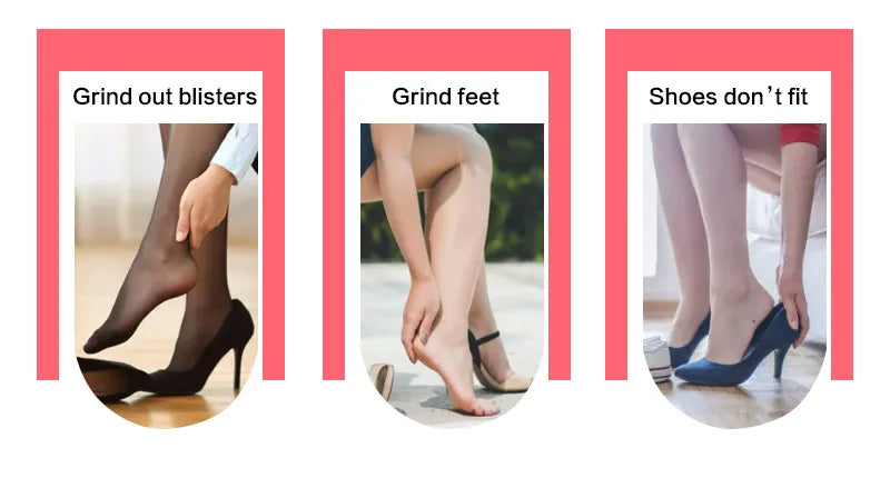 Women’s High Heel Shoe Insoles – Adjustable Adhesive Pads for Pain Relief, Foot Care, and Comfort