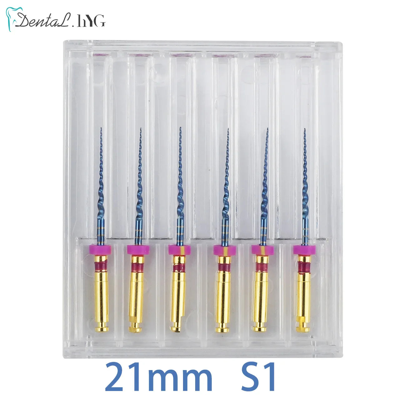Dental SX-F3 Blue Nitinol Rotary Files – Endodontic Root Canal Engine Tool for Dentistry