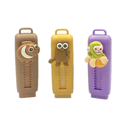 6PCS Italian Brainrot Tung Retractable Pencil Erasers — Kawaii Cute Drawing & Painting School Supplies