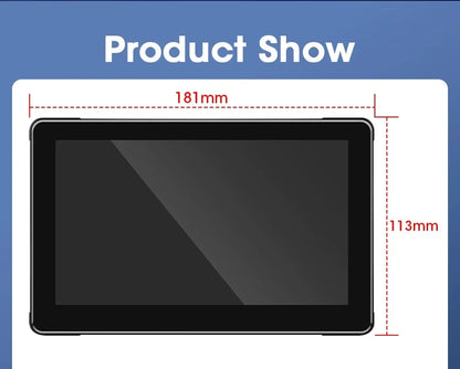 7-Inch Motorcycle GPS Navigation with Wireless Apple CarPlay & Android Auto – Waterproof Touchscreen Display, BT Connectivity, IPX7