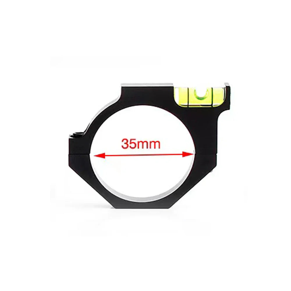 Alloy Rifle Scope Laser Bubble Spirit Level – Level Gauge Ring Mount Holder for 25.4mm, 30mm, 35mm Scope Tubes