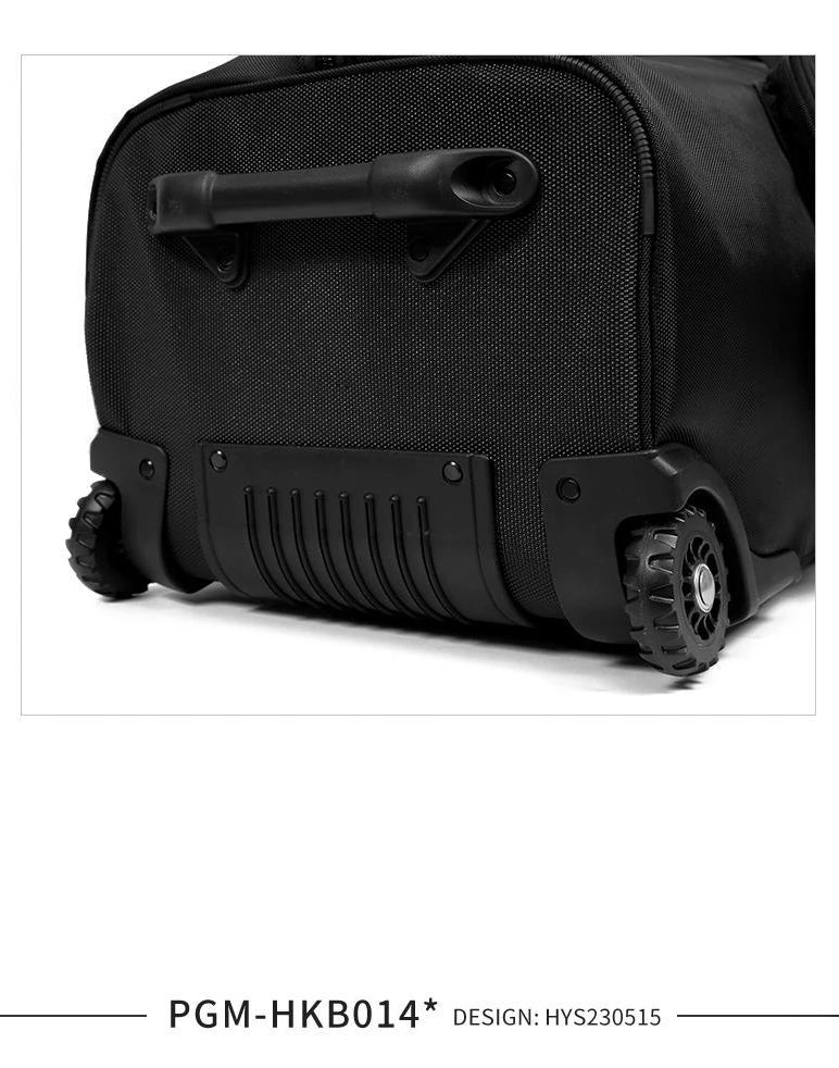 PGM Golf Aviation Bag – Hard Shell Anti-Collision Travel Bag with Roller Skating Belt, Men & Women, HKB014