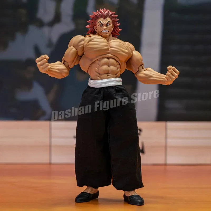 ST Baki Hanma Son of Ogre Action Figure – Hanma Yuujiro PVC Fighting Anime Model Toy Collection Gift