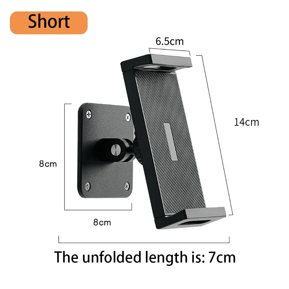 Adjustable Tablet Wall Mount Stand – 360° Rotating Long Arm Holder for 4.7–12.9" iPad, Phone & Tablet Desk Bed Cantilever Support Bracket