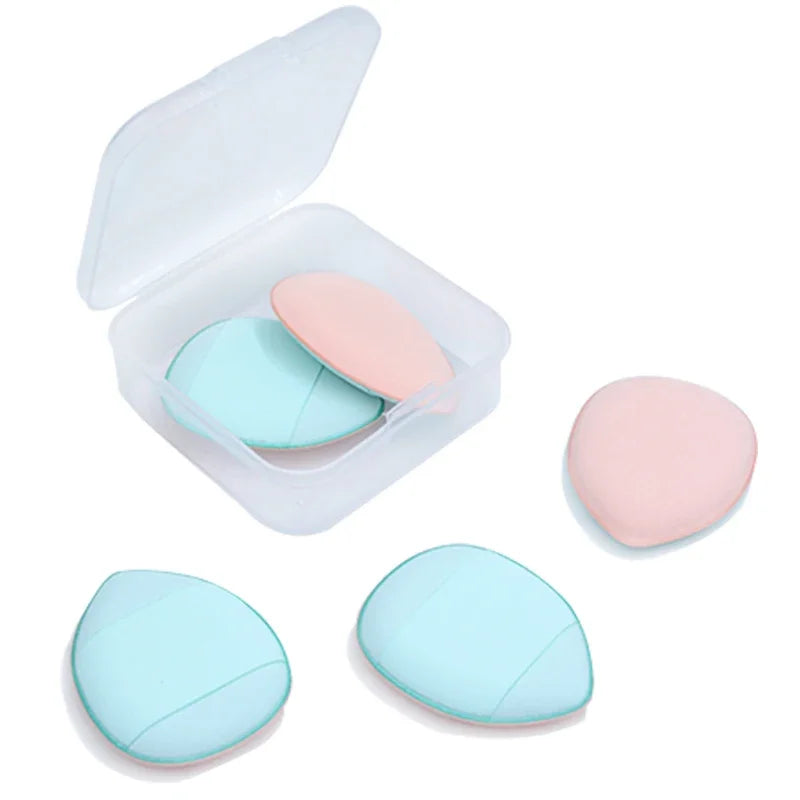 5/10PCS Mini Finger Puff Sponges – Small Air Cushion Makeup Applicators for Foundation & BB Cream