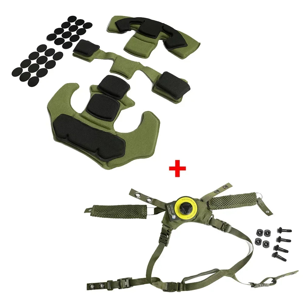 Team Wendy Helmet Chin Strap – Hanging Suspension System for FAST MICH Tactical Airsoft Helmet Accessories