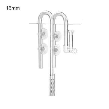 AQUAPRO Aquarium Inlet & Outlet Pipe Set – Plastic Skimmer Lily Flow for Fish Tanks & Bowls