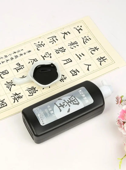 Sumi Liquid Ink 50ml/100ml/250ml – Professional Traditional Chinese Calligraphy & Brush Painting Ink