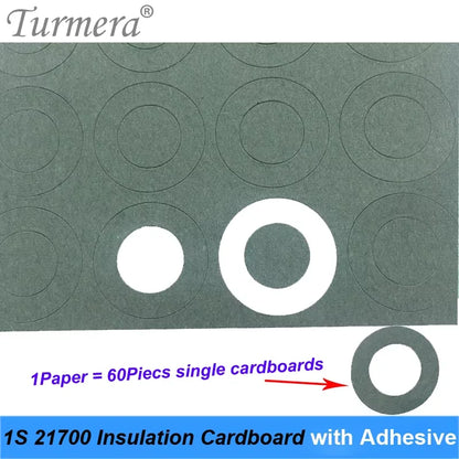 1M 18650 Battery Insulation Gasket Paper – 120mm Li-ion Cell Insulating Pads 0.2mm Thickness Protection Sheets