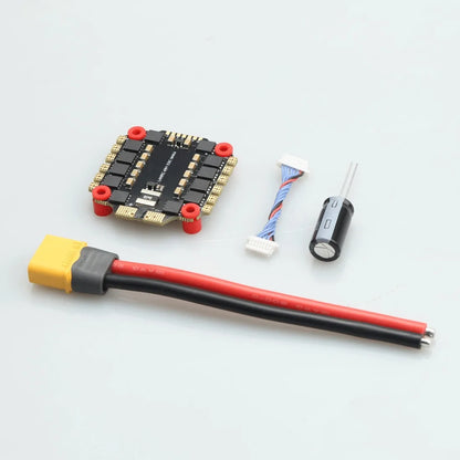 F4V3S Plus Flight Controller Stack — Betaflight F4 V3S + BLS 45A/60A 4-in-1 ESC for FPV Quadcopter (Mark4 APEX)