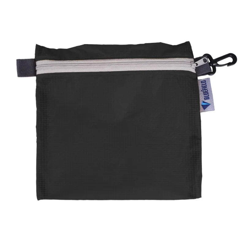 Waterproof Nylon-Silicon Hook Pouch — Portable Zipper Organizer for Camping, Hiking & Travel Storage