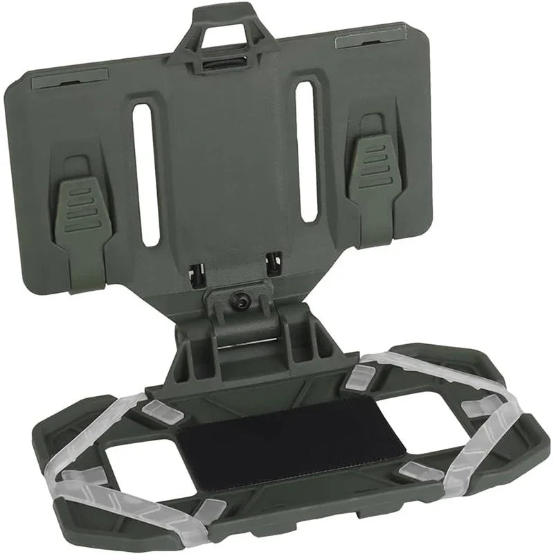 Tactical MOLLE Phone Holder - Folding Navigation Board Mount for Airsoft & Hunting Gear