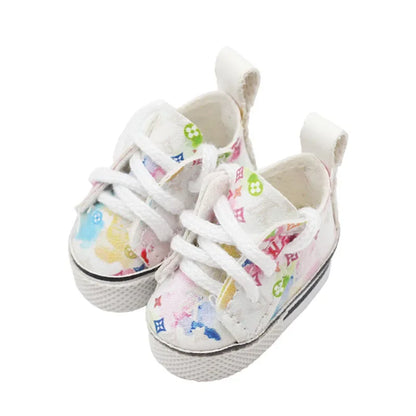 H4x2cm Leather Shoes for 1/6 Scale 15cm Labubu Cotton Doll – Toy Clothing Accessories