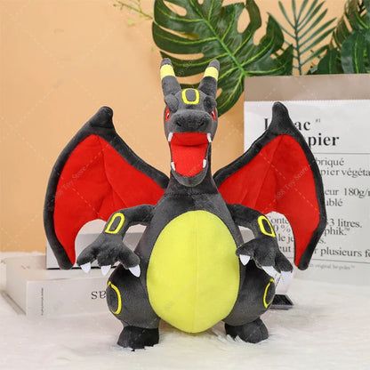 Anime Shiny Pokémon Plush Toys — Charizard, Mega Evolution X, Articuno & Lucario Stuffed Dolls Christmas Gift for Kids