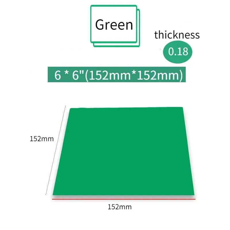 Non-Sterile Natural Rubber Latex Dental Dam – Anti-Allergy Oral Care, 52pcs (5"x5") & 36pcs (6"x6")