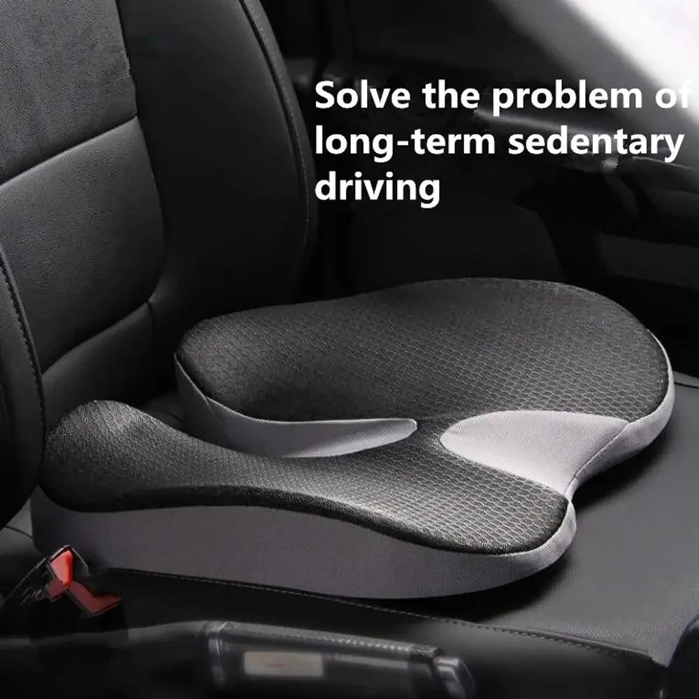 Orthopedic Memory Foam Prostate Cushion - Non-Slip Tailbone and Sciatica Pain Relief for Comfort in Chairs and Car Seats