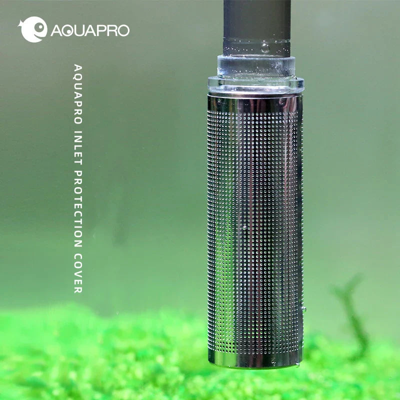 2PCS Inflow Inlet Filter – Stainless Steel Mesh Net Guard for Fish Tank & Aquarium Intake Prefilter Cover