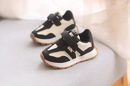 New Kids Sports Shoes - Non-Slip Breathable Lace-Up & Hook and Loop Casual Sneakers, Lightweight Soft Sole