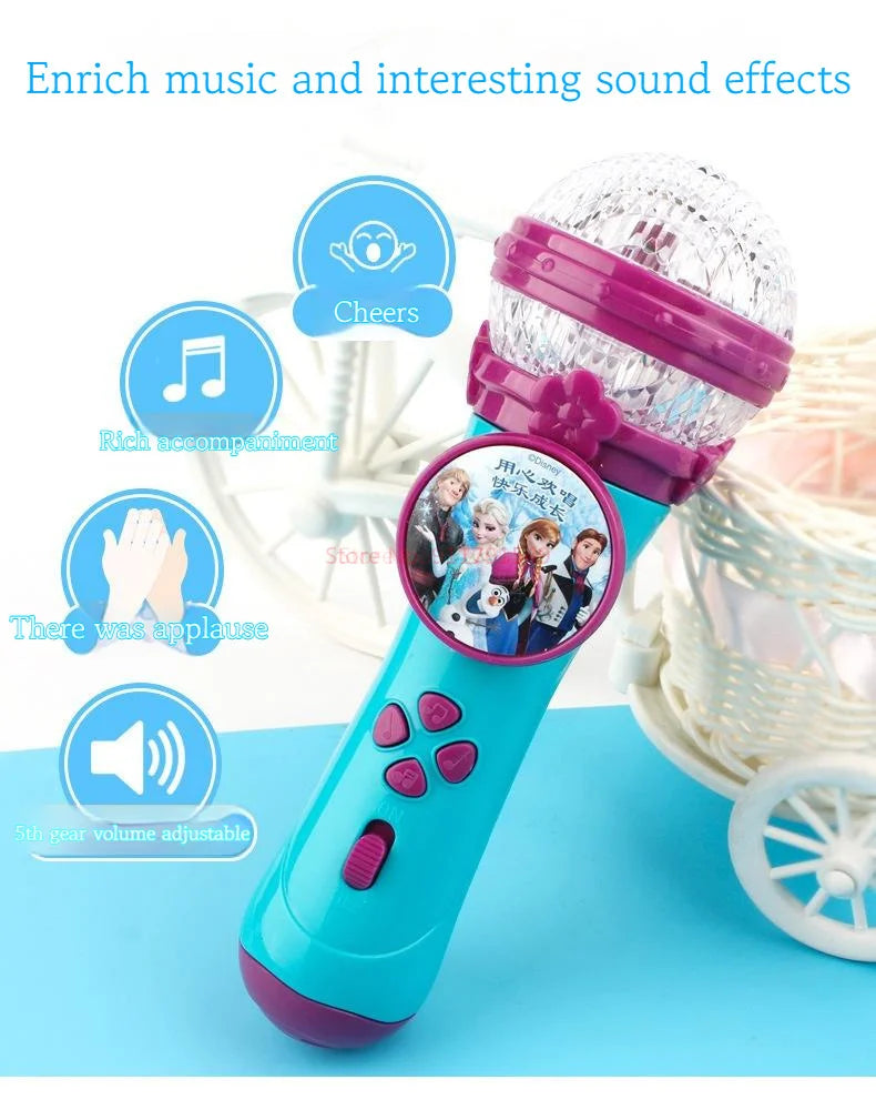 Disney Princess Minnie Singing Microphone – Music Toy for Girls, Frozen Baby Song Gift