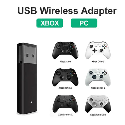 USB Wireless Adapter for Xbox One S/X/Elite & Windows PC – Controller Receiver 1st & 2nd Gen