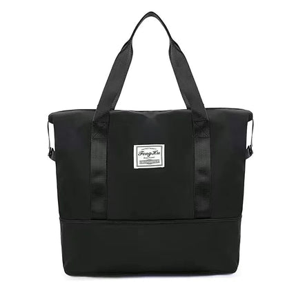 Large Capacity Travel Bag — Expandable, Waterproof, Foldable Luggage Organizer