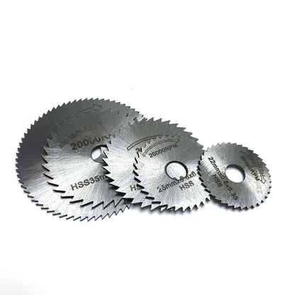 Mini Circular Saw Blade HSS Cutting Disc | Rotating Drilling Tool Accessories for Wood, Plastic, and Aluminum