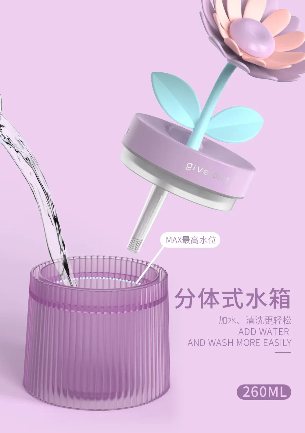 2024 Portable USB Ultrasonic Humidifier – Colorful Cup Aroma Diffuser, Cool Mist Maker & Air Purifier with Light