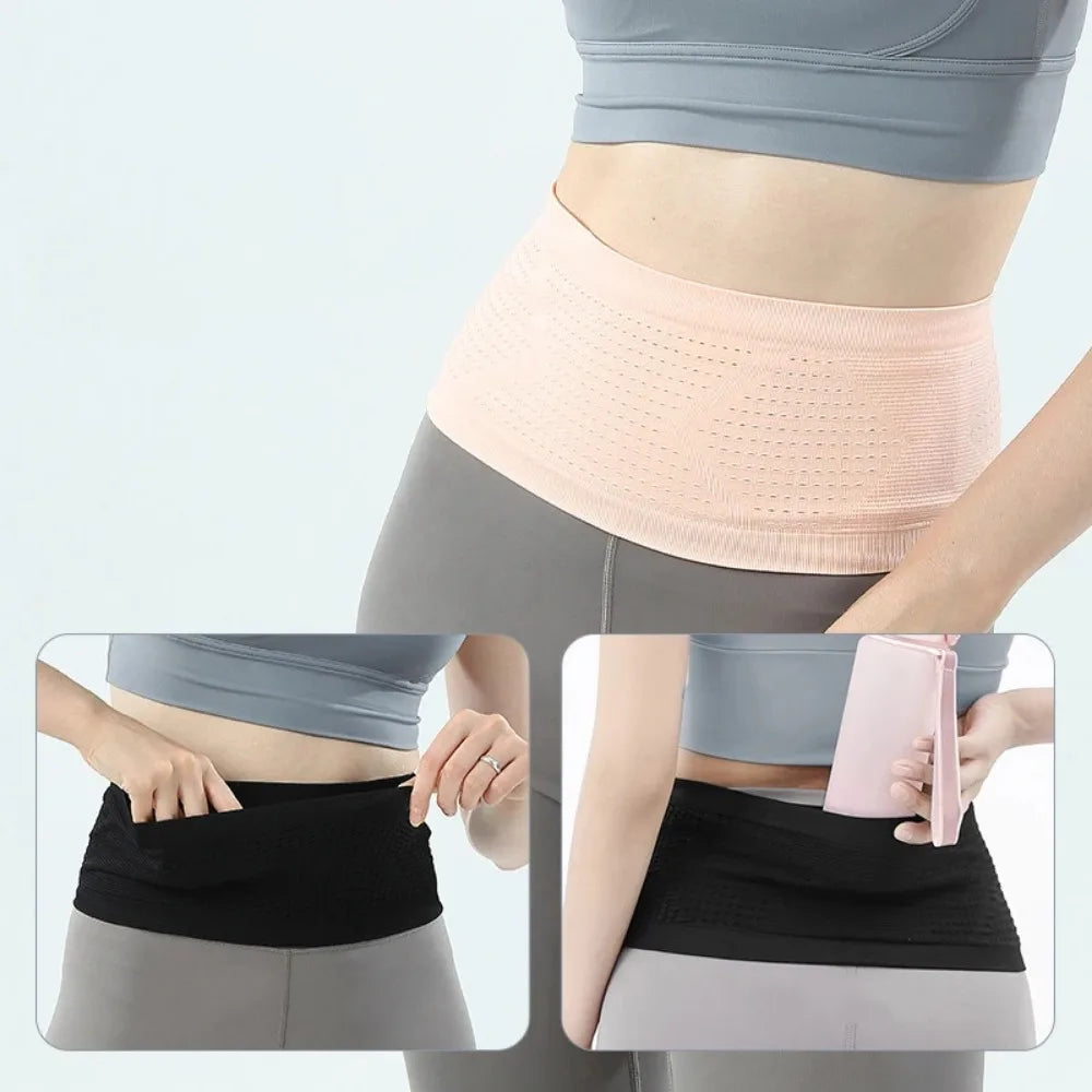 Seamless Sports Fanny Pack – Lightweight Breathable Running & Cycling Waist Bag for Phone