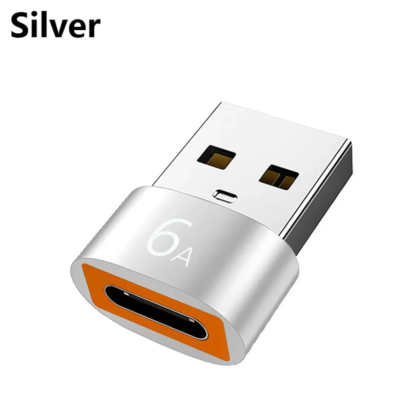 USB-C to USB 2.0 Adapter – Type-C Male to Female Converter for Phones, PCs & Laptops