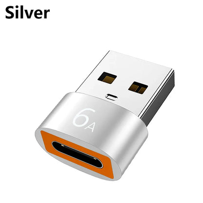 USB-C to USB 2.0 Adapter – Type-C Male to Female Converter for Phones, PCs & Laptops