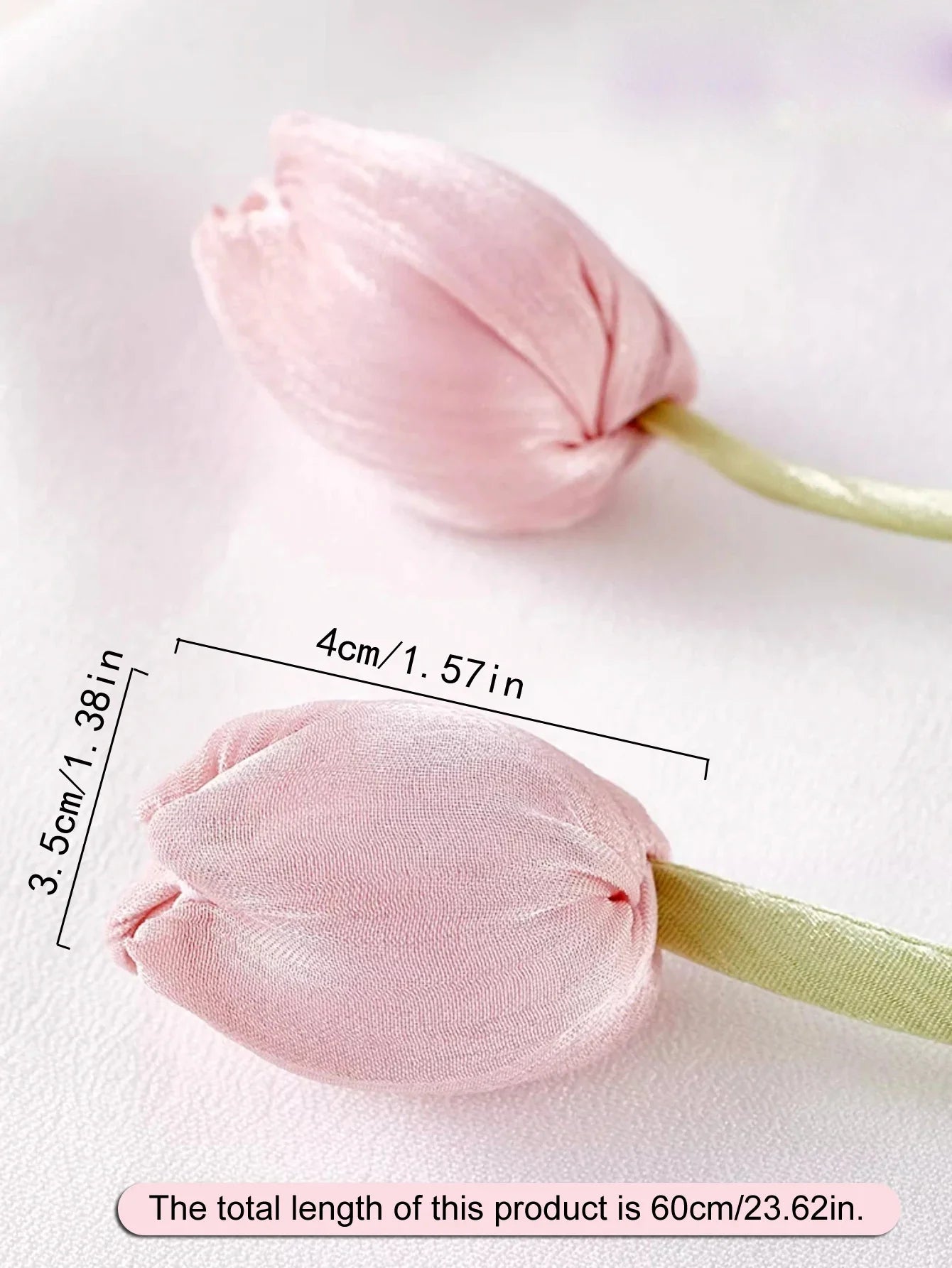 2PCS Tulip Flower Curtain Tiebacks – Rustic No-Damage Holdbacks for Living Room & Bedroom Decor