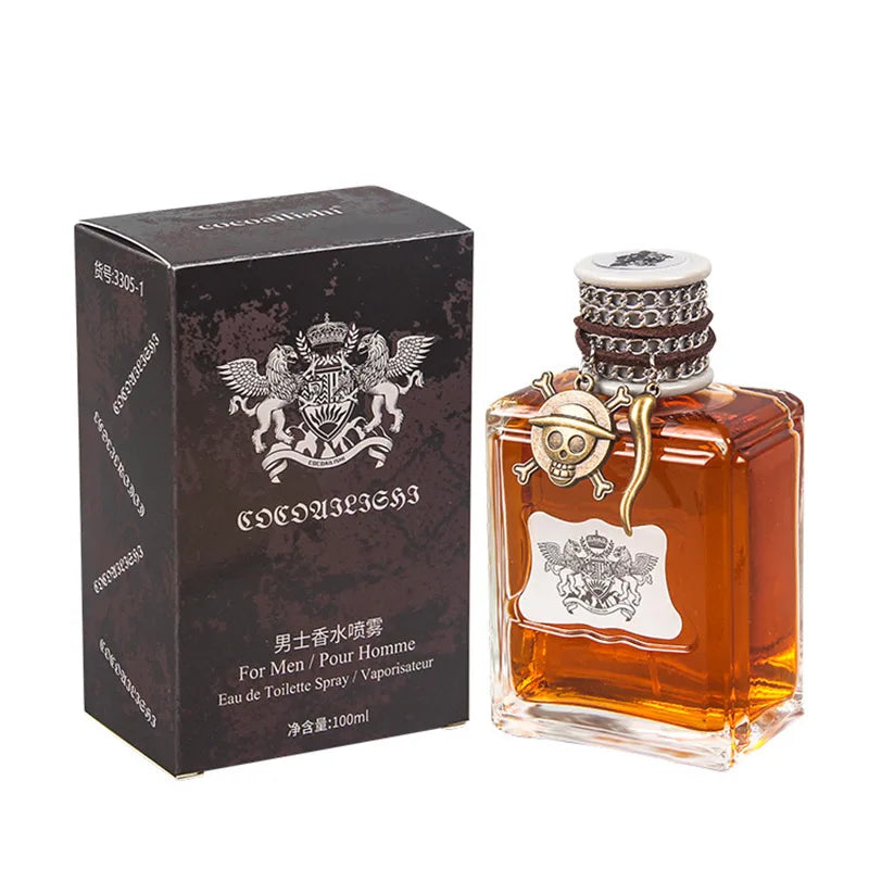Oud Wood and Sandalwood Men's Perfume Spray - Flirting Pheromone, Long-Lasting Romance, Ideal Valentine's Day Gift