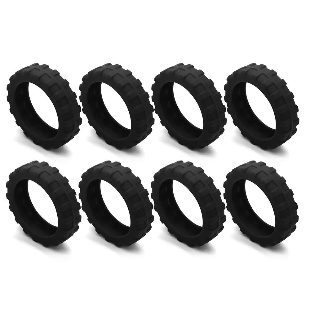 Universal Silicone Luggage Wheel Protectors – Travel Suitcase Caster Covers to Reduce Wear & Noise