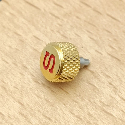 Silver, Gold & Black Watch Crown — Replacement for NH34/NH35/NH36 Movements SKX007